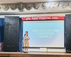 English Elocution Competition STD 5